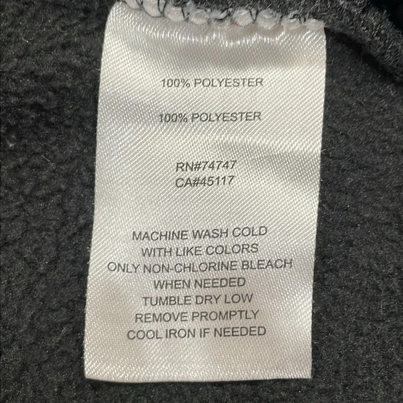 Bass Pro Shops Full Zip Fleece Jacket Black 2XL - Picture 11 of 16